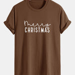 Regular Fit Christmas Print Cotton T-Shirt