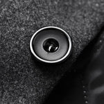 Funnel Neck Woolen Overcoat
