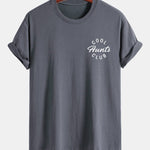 Regular Fit Cool Aunts Club Print Cotton T-Shirt