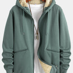 Teddy Lined Zip Up Hoodie