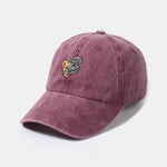 Bear Cartoon Pattern Casual Style Baseball Cap