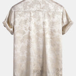 Paisley Print Satin Shirt & Shorts