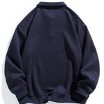 Relax Fit Basic Polo Sweatshirt