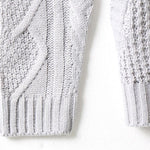 Button Up Turtleneck Sweater