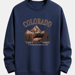 Colorado Bear Print Relax Fit Sweatshirt