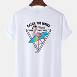 Surf Flamingo Print T-Shirt