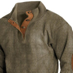 Men's Outdoor Casual Stand Collar Long Sleeve Sweatshirt
