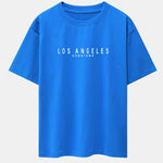 Los Angeles Print Drop Shoulder Oversize T-Shirt