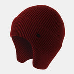 Warm Ear Covers Knit Beanie Hat