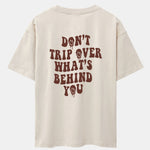 Slogan Back Print Oversize T-Shirt