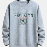 Brooklyn Eagle Print Relax Fit Sweatshirt