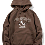 Los Angeles Palm Tree Print Hoodie