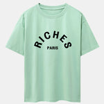 Riches Paris Print Oversize T-Shirt