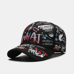 Hip Hop Graffiti Slogan Pattern Baseball Cap