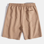 Texture Jacquard Button Up Shirt & Shorts