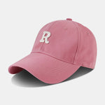 Letter R Cotton Baseball Cap