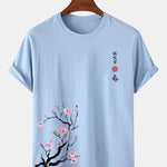 Cherry Blossoms Print T-Shirt