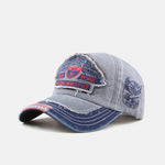 New York Patch Washed Distressed Baseball Cap