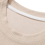 Knitted Ribbed T-Shirt