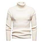 Men's Turtleneck Solid Color Sweater