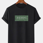 Slogan Leaf Print T-Shirt