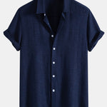 Textured Button Up Shirt