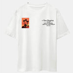 Palm Tree Slogan Print Drop Shoulder Oversize T-Shirt