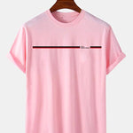 Paris Dream Maker Stripe Print T-Shirts