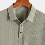 Short Sleeve Textured Polo