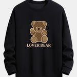Lover Bear Print Relax Fit Sweatshirt