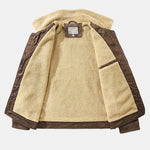 Teddy Lined Faux Suede Jacket