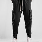 Drawstring Cargo Jogger Pants