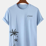 Summer Palm Tree Print T-Shirt