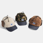 Earflaps Plush Baseball Cap