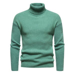 Men's Turtleneck Solid Color Sweater