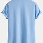 Muscle Fit Ribbed Button Up Shirt & Straight Leg Ribbed Pants