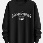 Mountain Pathways Print Relax Fit Sweatshirt