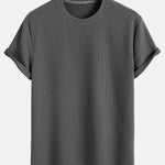 Muscle Fit Ribbed T-Shirt