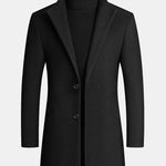 Lapel Woolen Overcoat