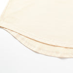Basic Long Sleeve Heavy Weight Arc Hem T-Shirt