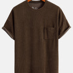 Dropped Shoulder Corduroy T-Shirt & Shorts