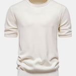 Knitted Crew Neck T-shirt