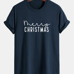 Regular Fit Christmas Print Cotton T-Shirt