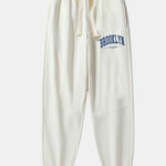 Brooklyn Print Cotton Blend Jogger Pants