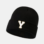 1pc Letter A-Z Warm Knit Beanie Hat