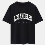 Los Angeles Letter Print Oversize T-Shirt