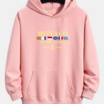 Monaco Slogan Print Relax Fit Hoodie