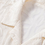 Jacquard Texture Cuban Shirt