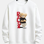 Relax Bear Print Relax Fit Sweatshirt