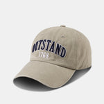 Three Dimensional Embroidered Washed Cotton Retro Casual Baseball Cap With Letters